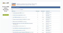 Desktop Screenshot of crmforum.pl